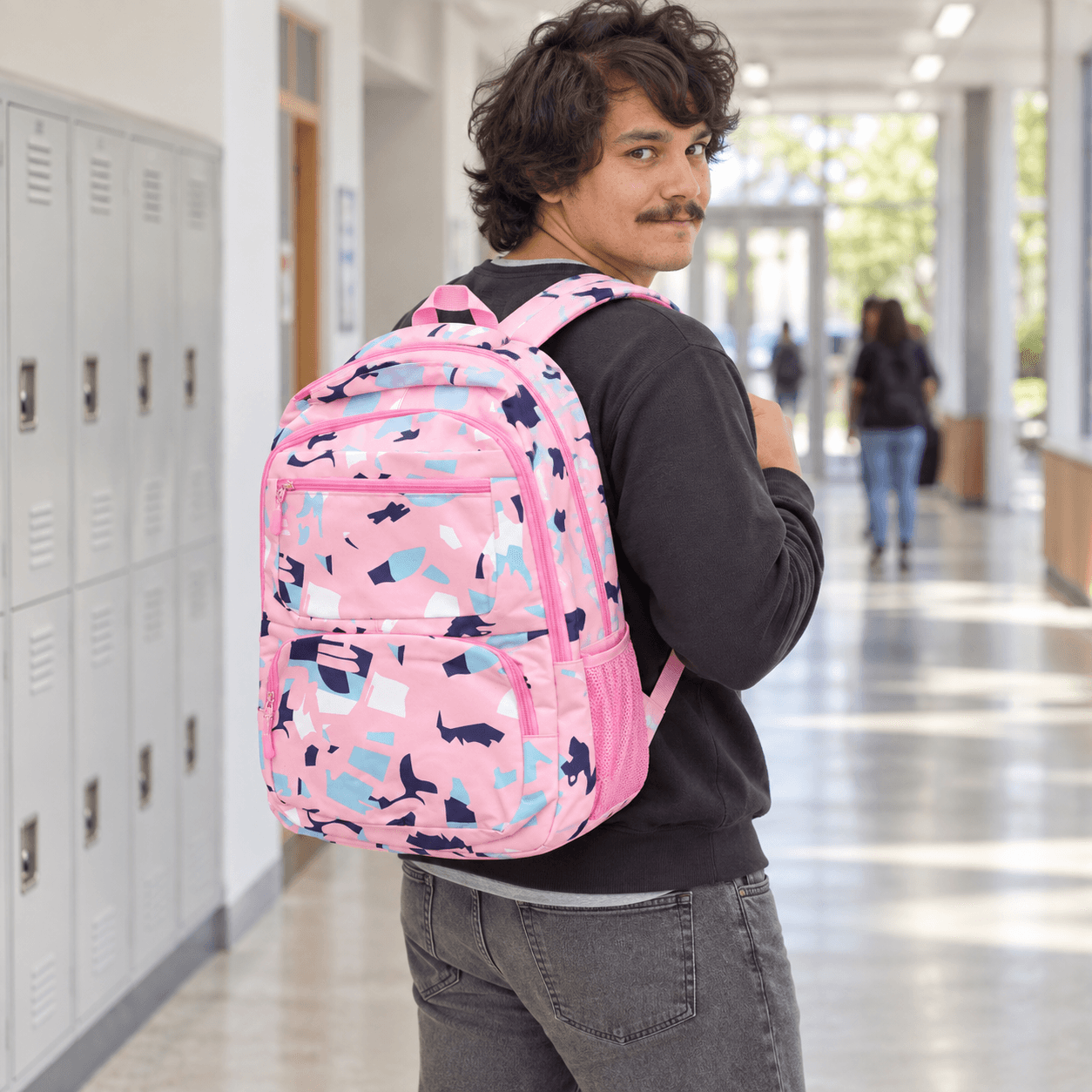 Mochila escolar fantas?a rosa - imagen 4 |MOCHFUR|