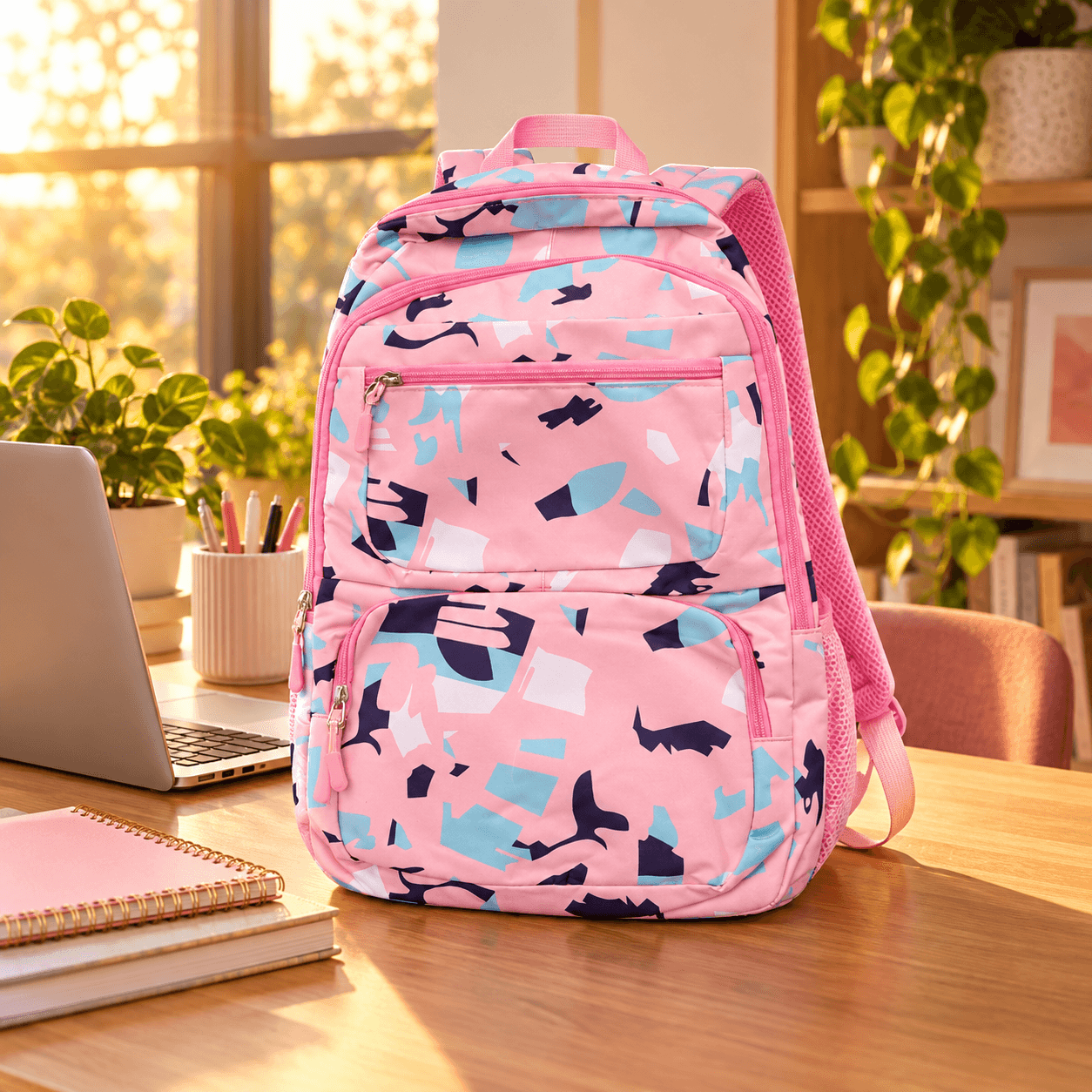 Mochila escolar fantas?a rosa - imagen 7 |MOCHFUR|