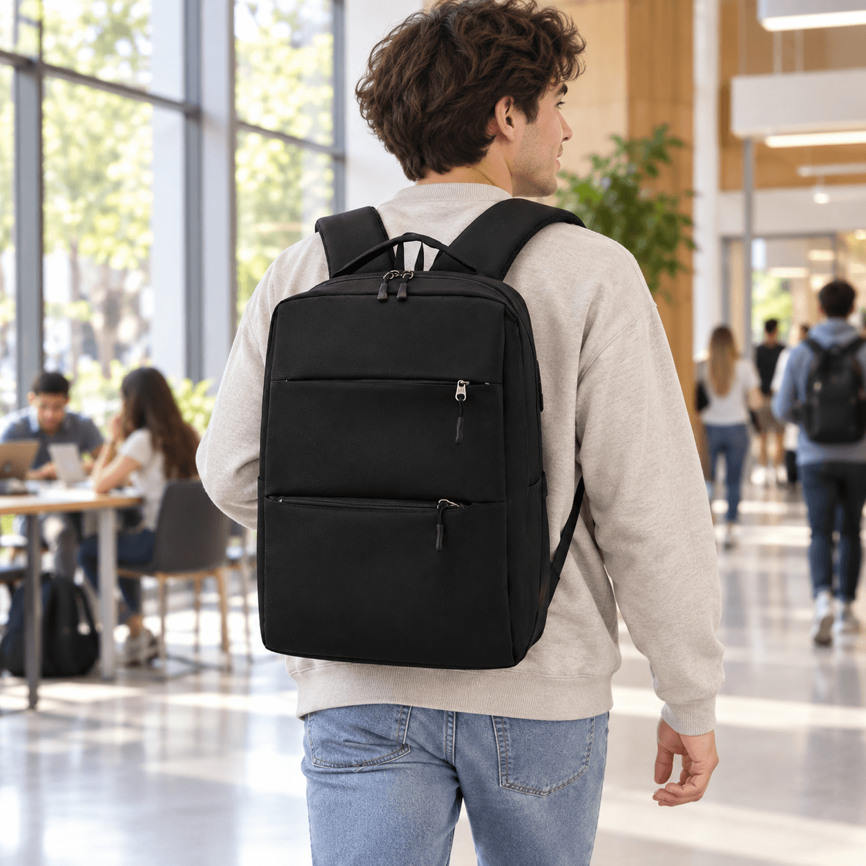 Mochila urbana negro - imagen 4 |MOCH31CABNEG|