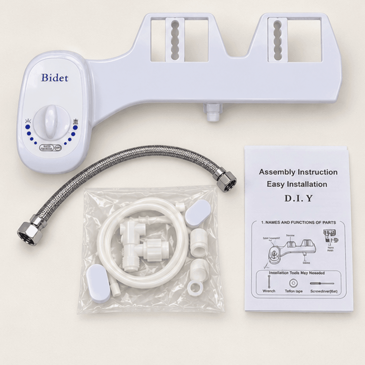 Bidet para Inodoro No Eléctrico con Control de Presión - Única - Contenido incluido |DSH817|
