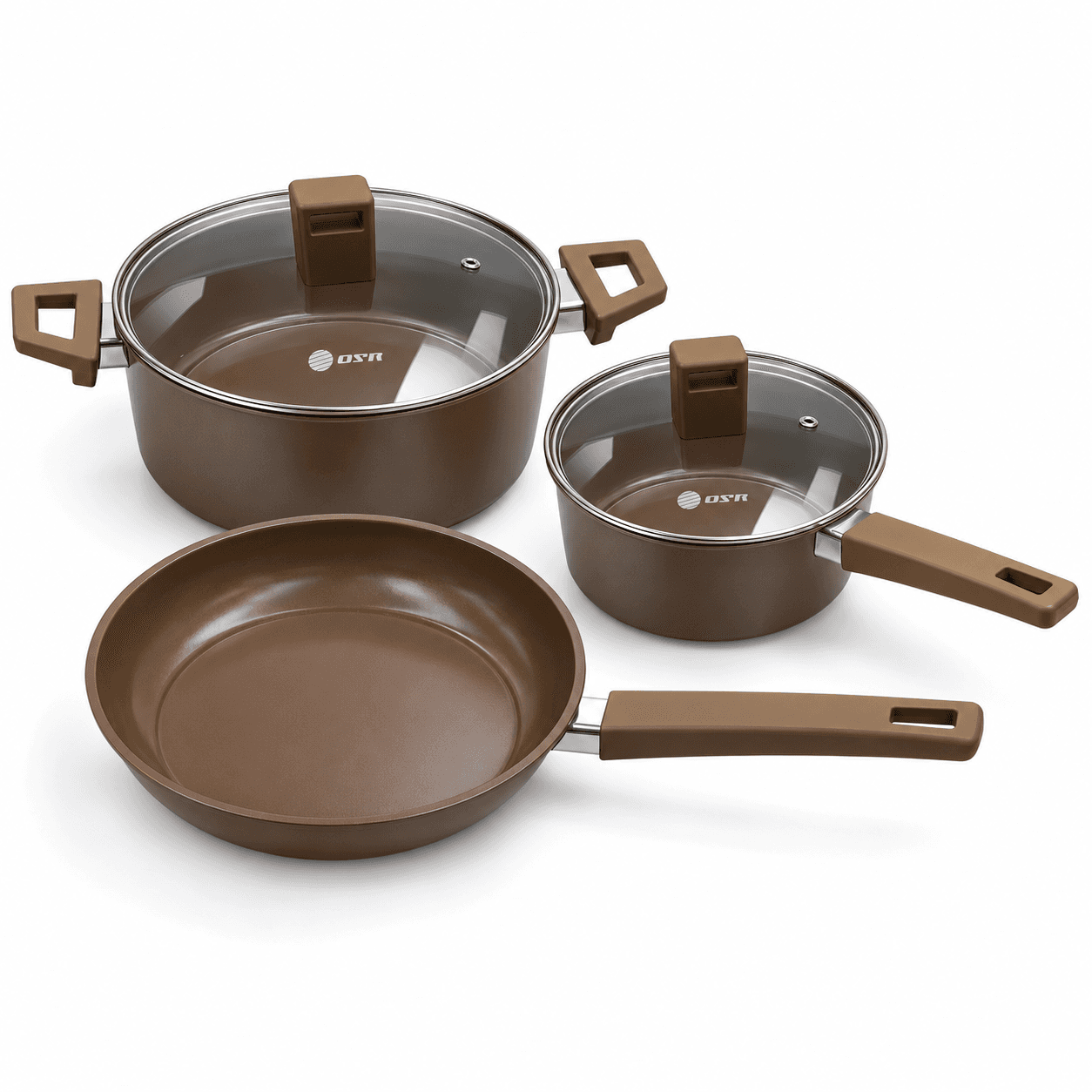 Set de cocina OSR EDU1336 de 5 piezas con tapas