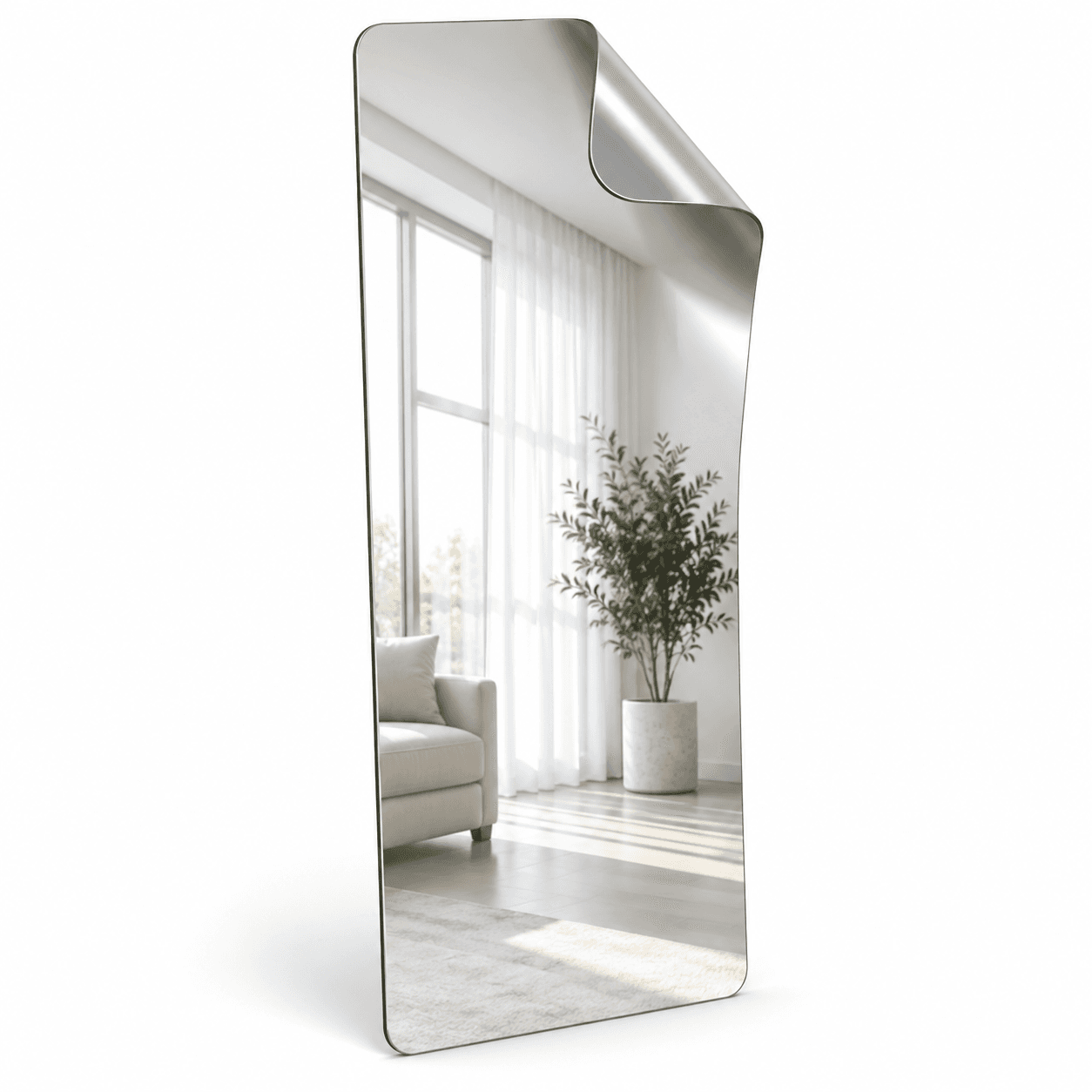 Espejo Rectangular Autoadhesivo 60 x 40 cm