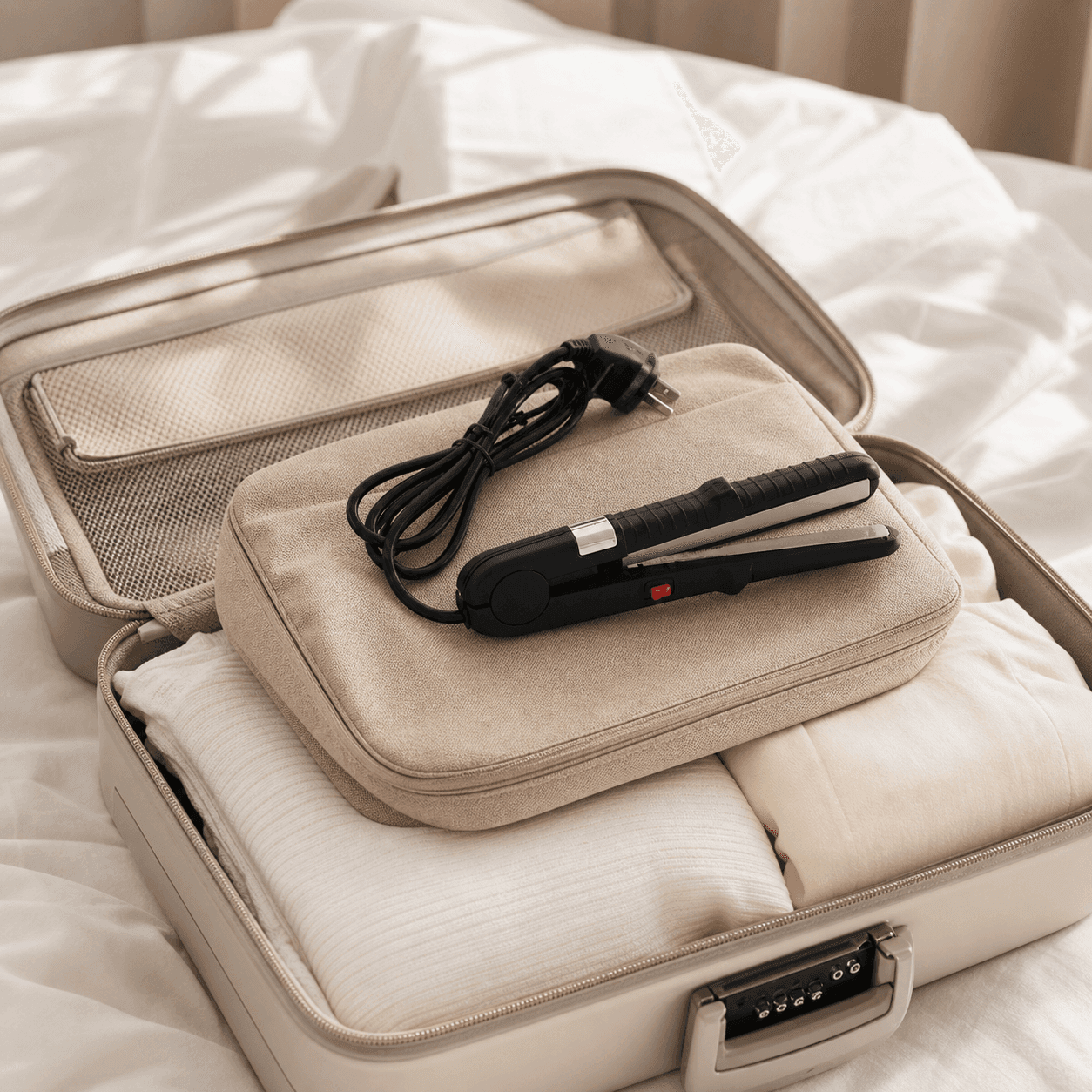 Mini Planchita de Pelo Compacta para Viaje — miniatura 4