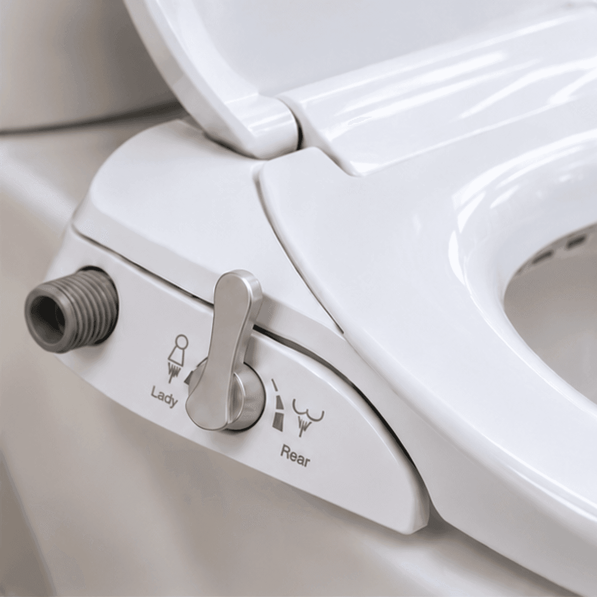 Asiento Bidet para Inodoro con Control Lateral - Única - Detalle ampliado del producto |DSH1200|
