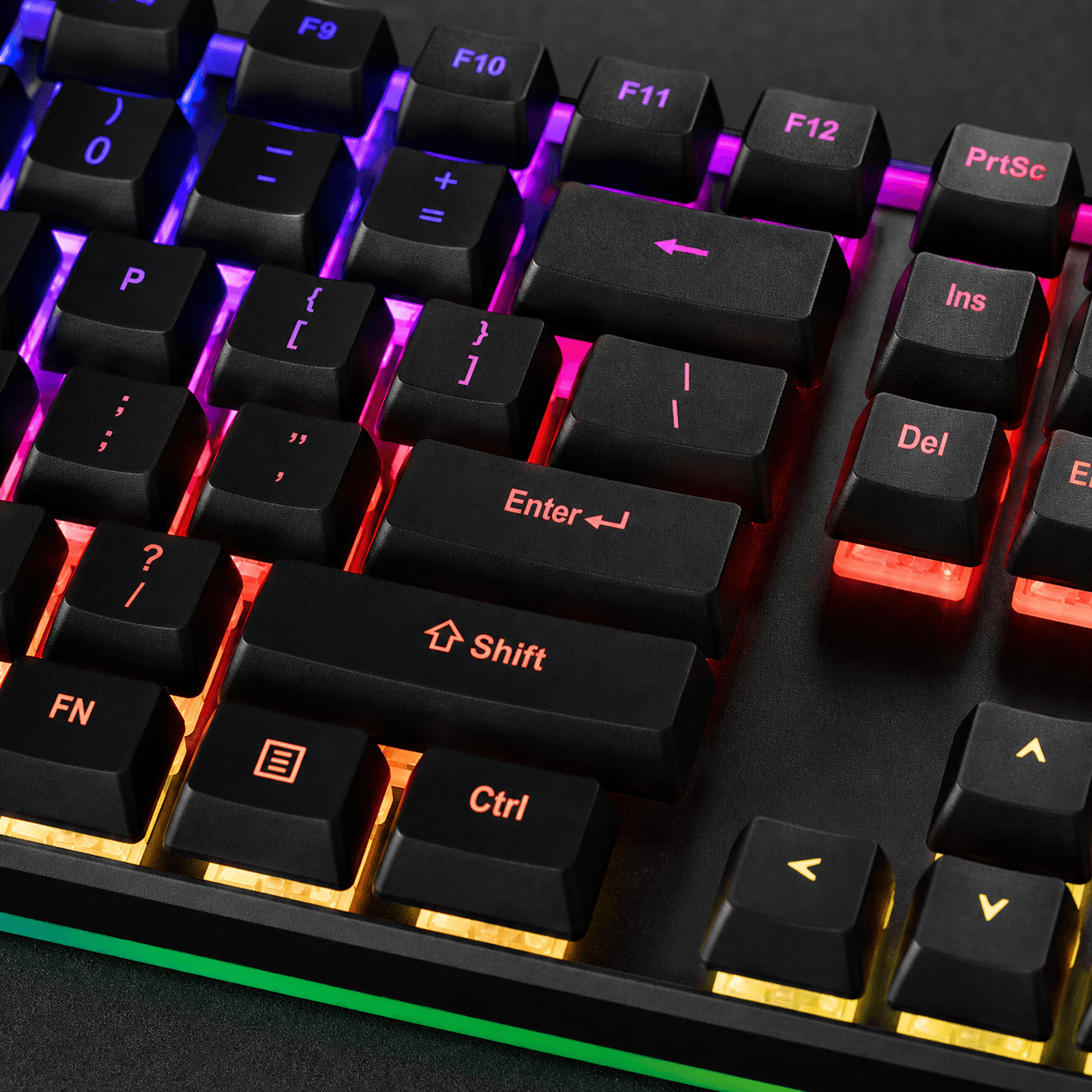 Teclado Retroiluminado Gamer con Suspensión — miniatura 3