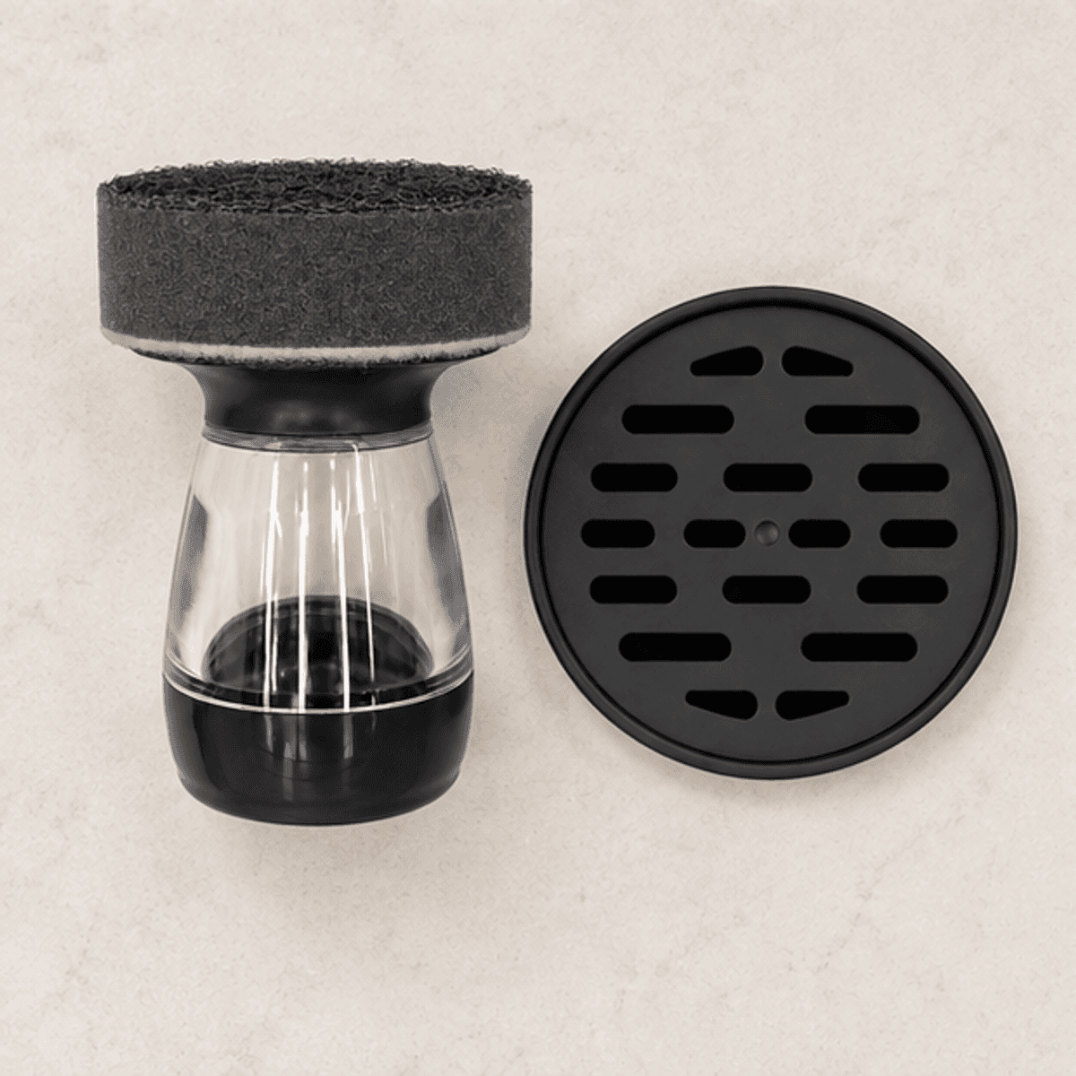 HANDOFF-48|ESPCOCINAINT|05|e021c9b7b83e|Cepillo de Cocina con Dispensador de Detergente y Base - Única - Contenido incluido