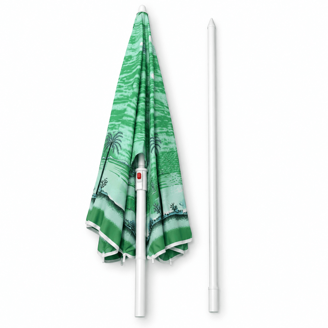 Sombrilla Playera Tropical Estampada 150 cm con Poste Desmontable - foto 05 [SOMBRILLA-KM7450-2026-09-25 8840bea99ef0]