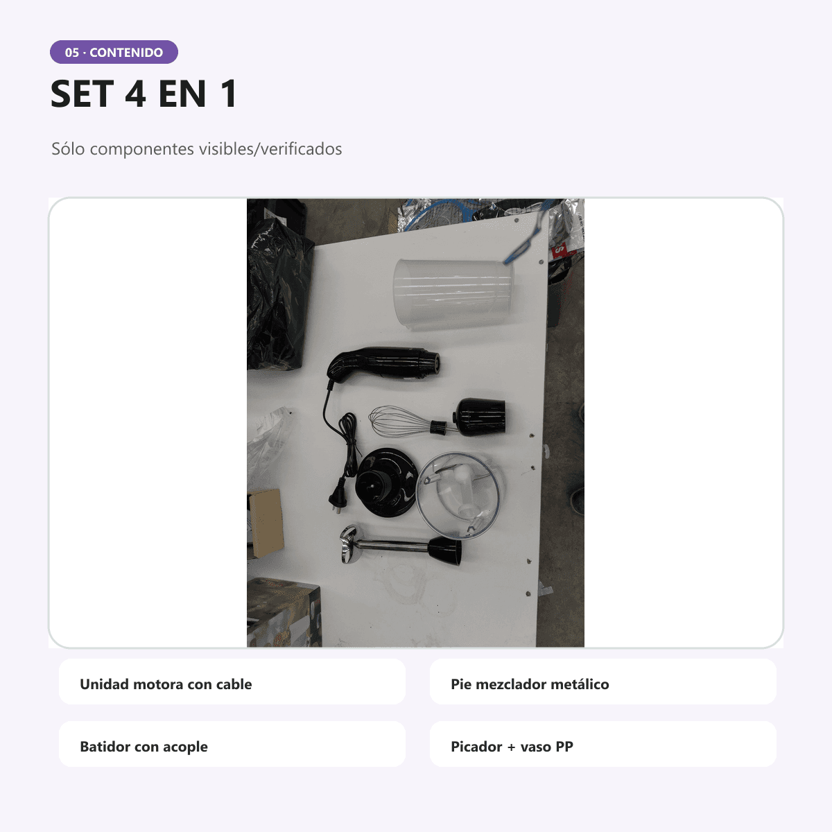 HANDOFF-2026-10-06||MINIP4N1N|05|46e218b21790|Minipimer SOVIO S-718 4 en 1 1000 W con Picadora, Batidor y Vaso