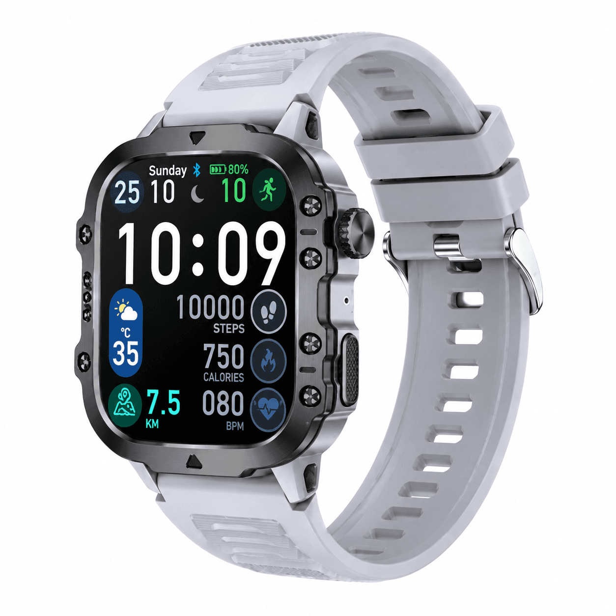 Smartwatch SU80 MODS-775 Plateado