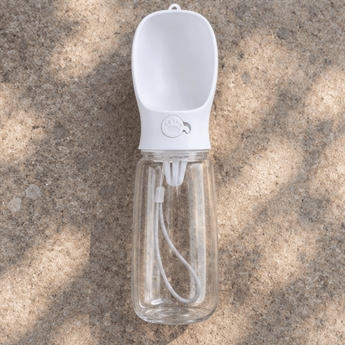 HANDOFF-48|US581|05|43b333e7961b|Bebedero Portátil para Mascotas 550 ml - Blanco - Contenido incluido