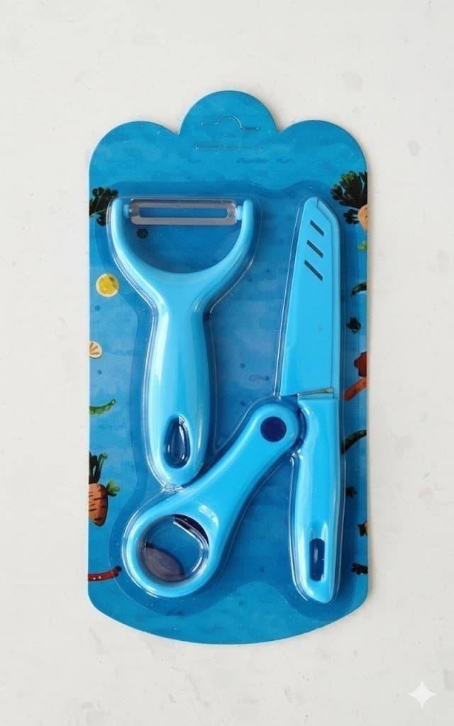 SET DE CUCHILLO, DESTAPADOR Y PELA PAPAS