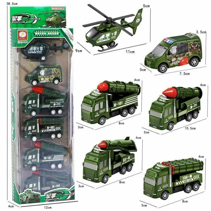 PACK 5 AUTOS + HELICOPTERO