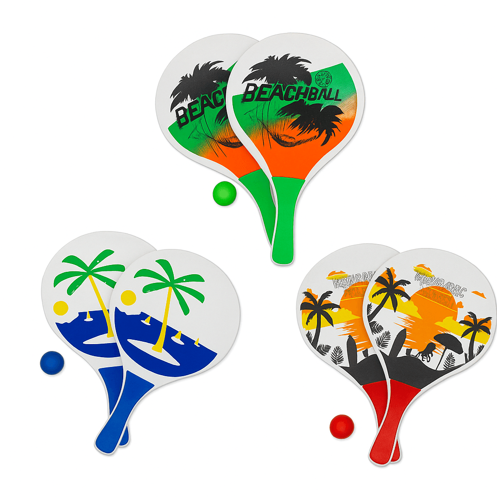 PALETA DE PLAYA CON PELOTA