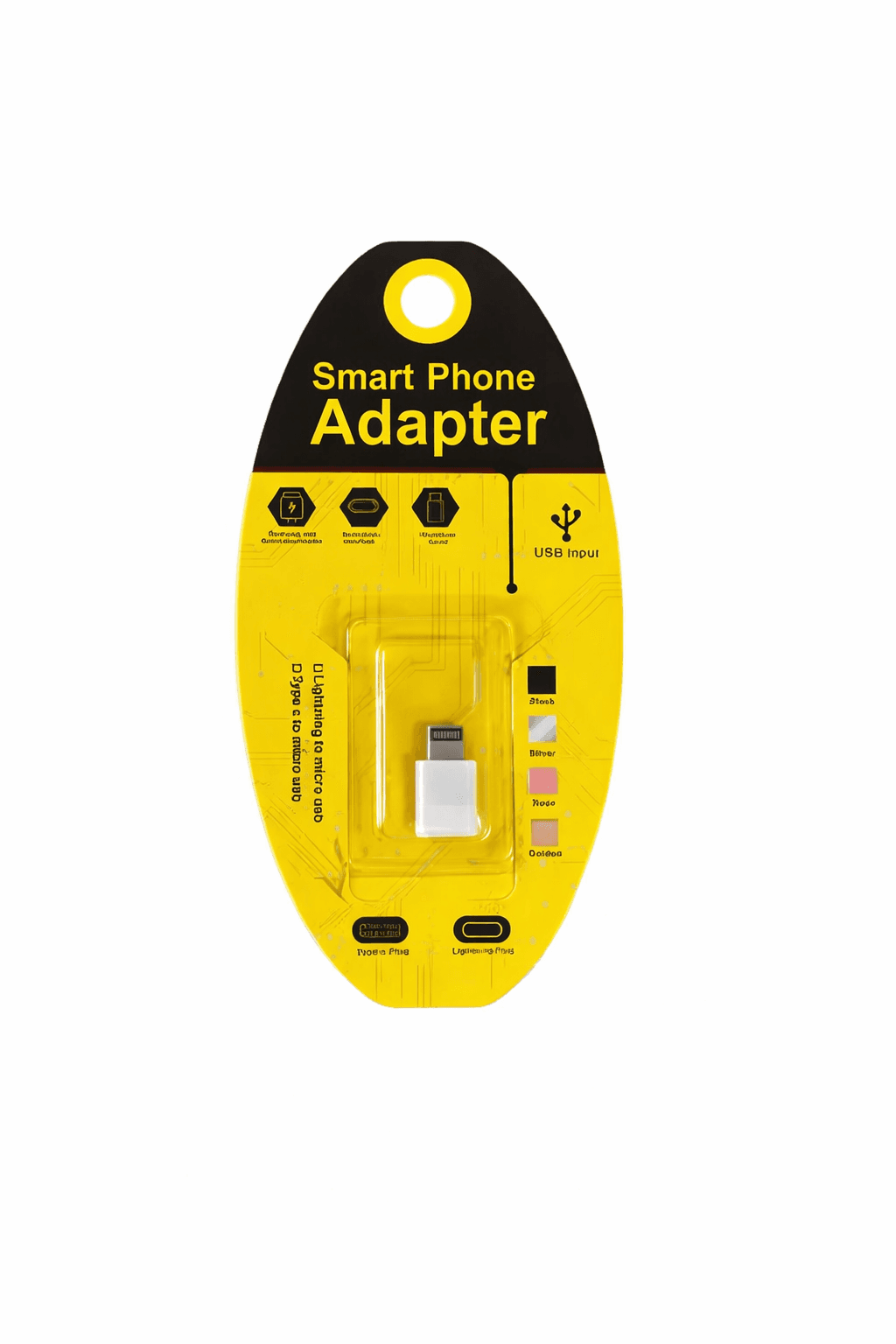 Adaptador Tipo-C a Lightning Corto + Empaque