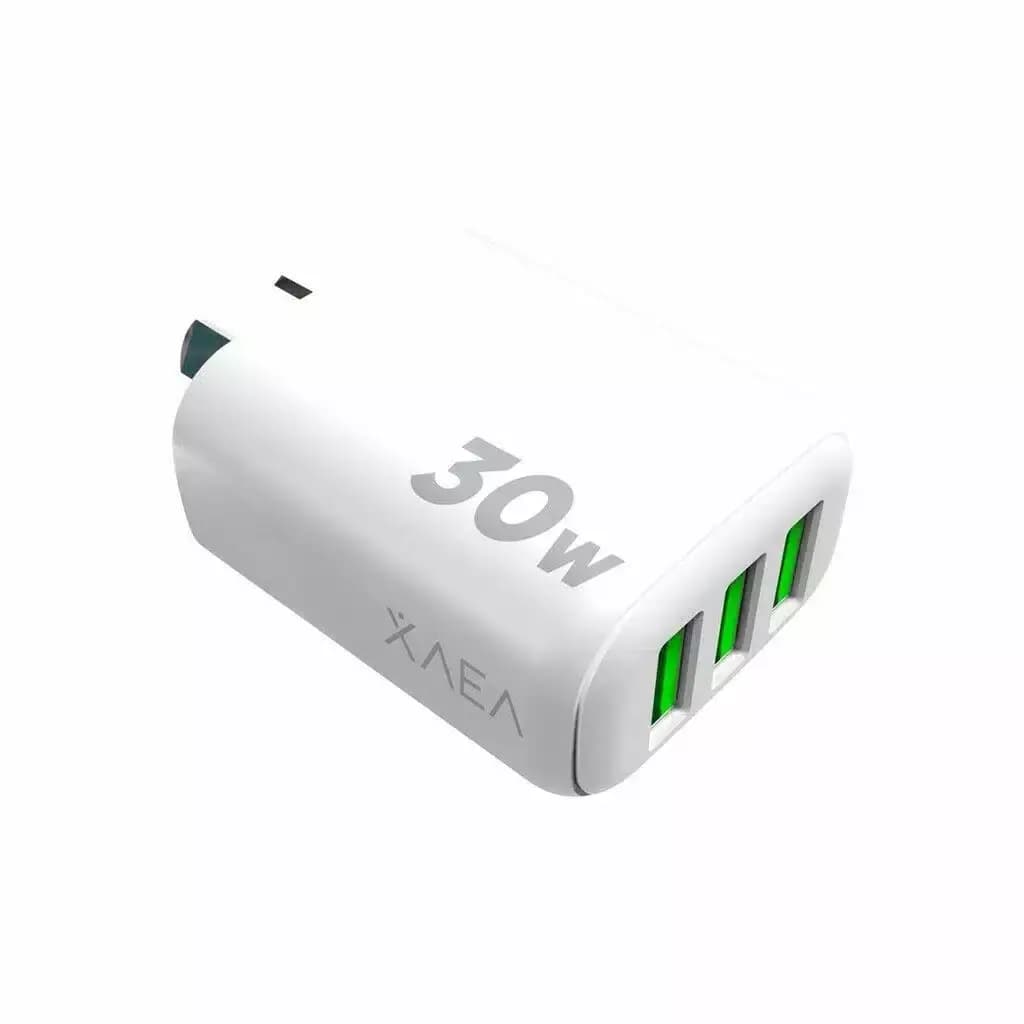 CARGADOR 220V "INTENSIFY" - 3USB + CABLE TIPO C