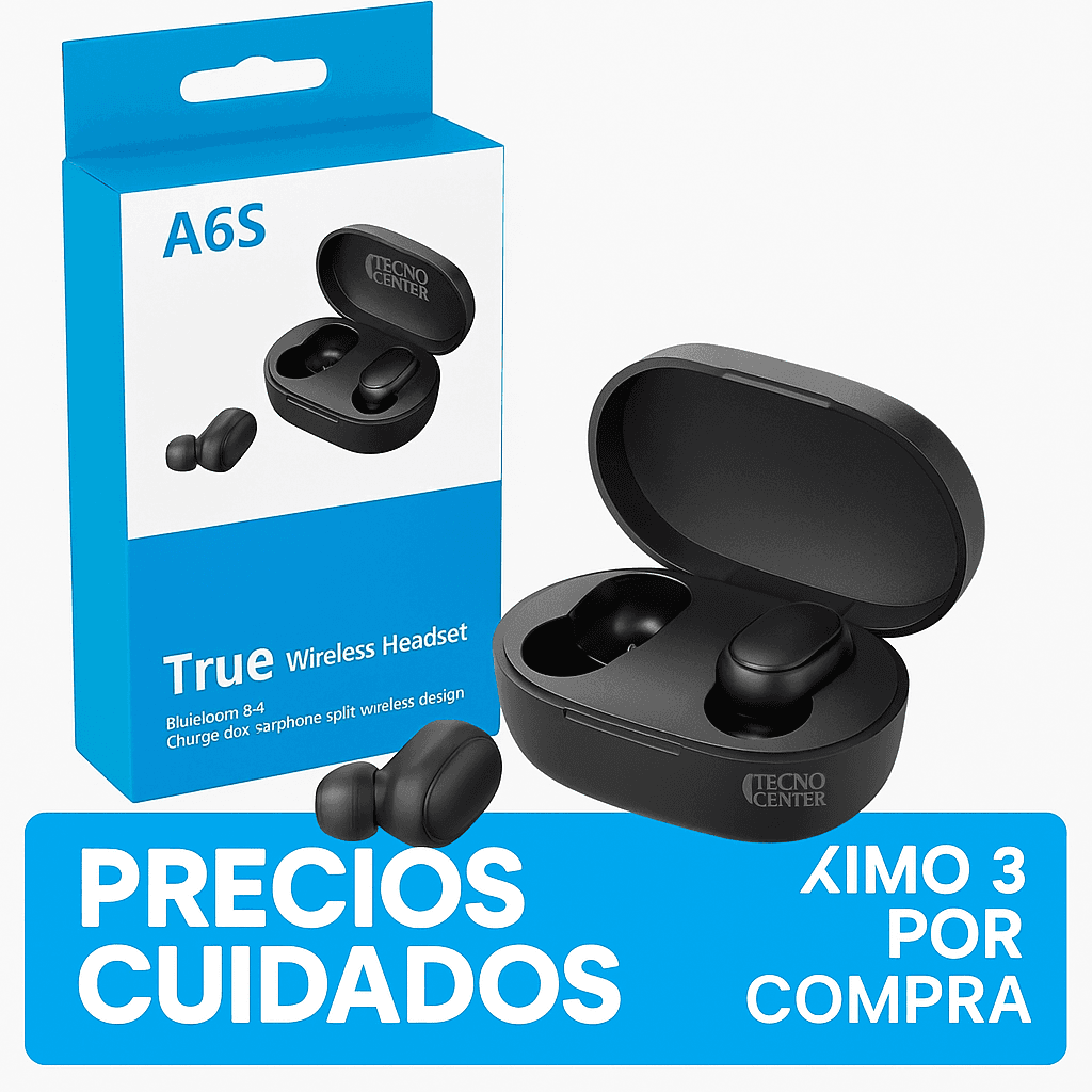 Auriculares A6S (por debajo del costo) AAA