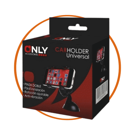 SOPORTE PARA AUTO - PINZA DOBLE