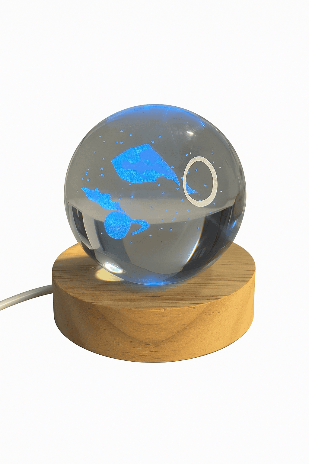 LAMPARA LED BOLA DE CRISTAL 6CM