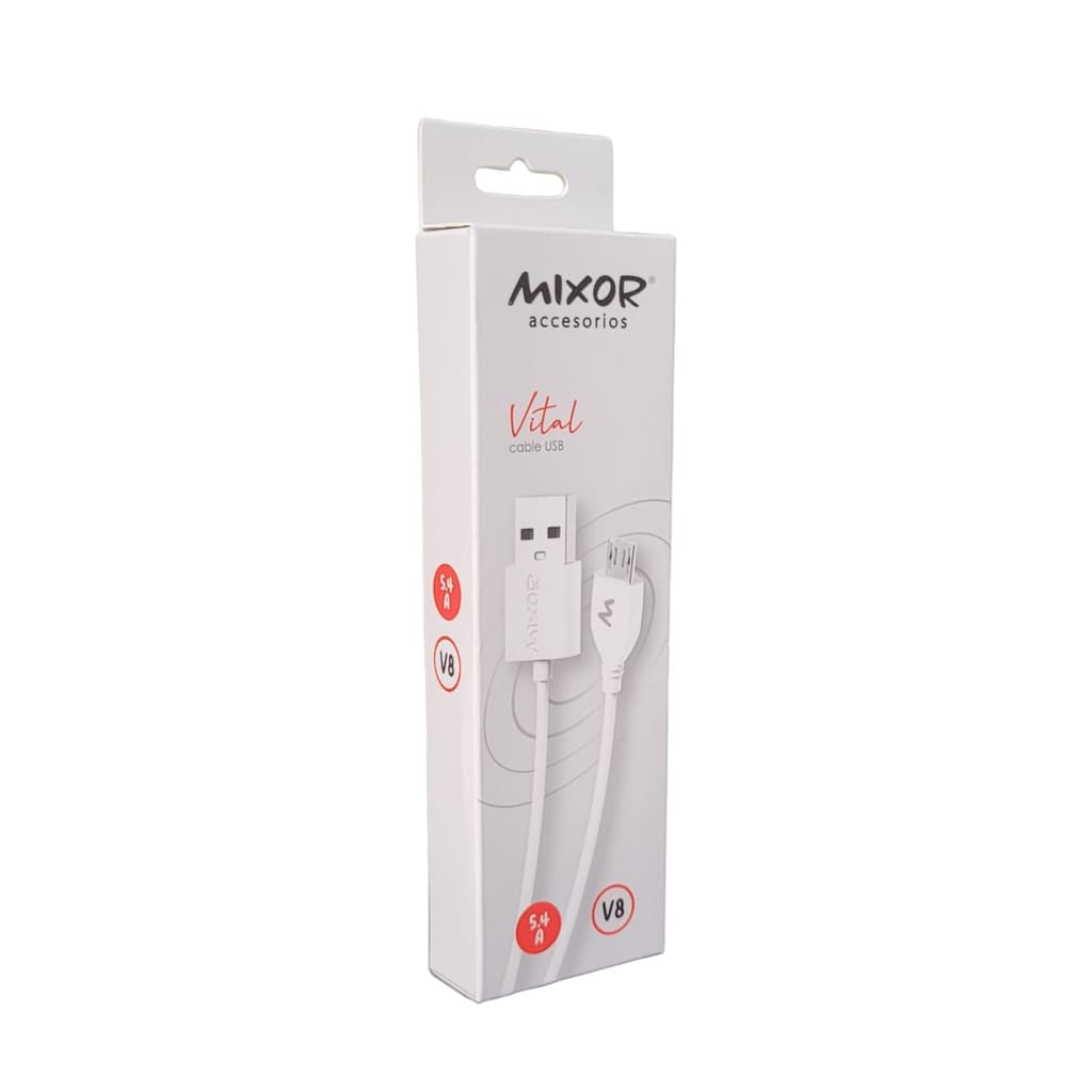 CABLE USB -VITAL- CON SALIDA V8