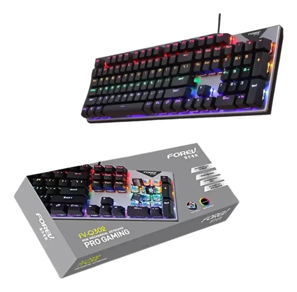 TECLADO MECANICO ALTA CALIDAD - LUCES RGB