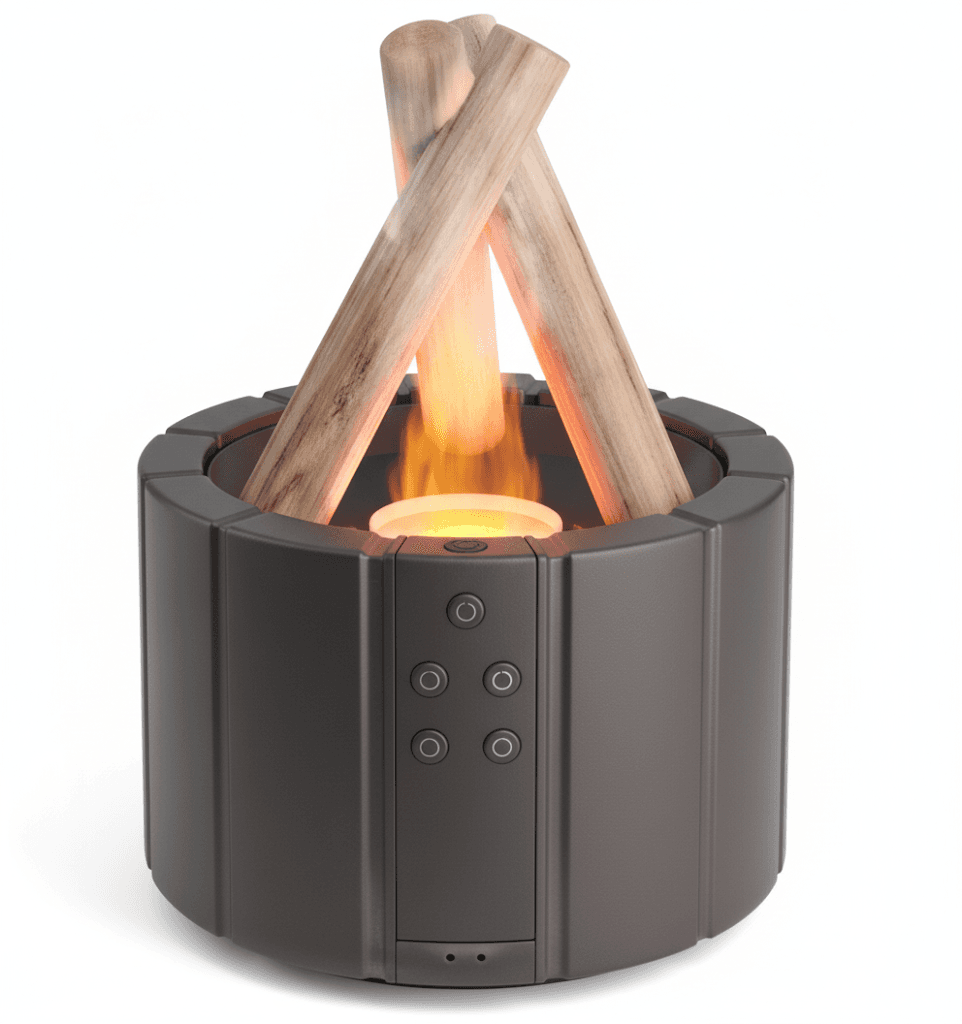 HUMIDIFICADOR AROMATIZANTE LLAMA SIMULADA CONTROL REMOTO
