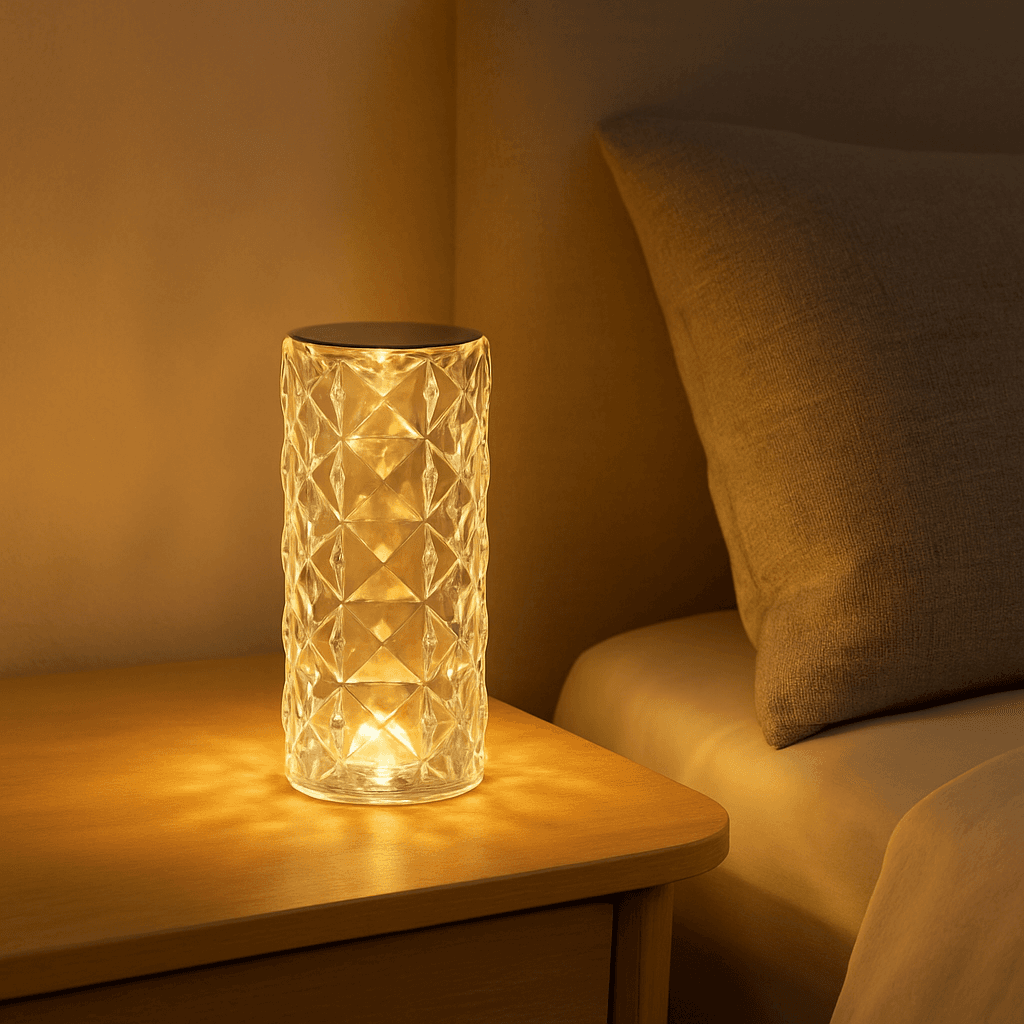 LAMPARA TACTIL LED DIAMANTE