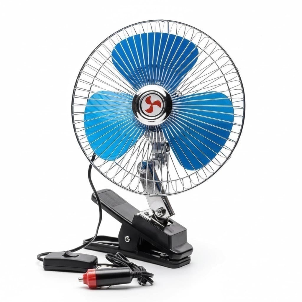 VENTILADOR CON PINZA PARA AUTO/TAXI/COLECTIVO
