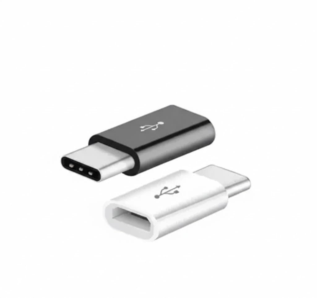 ADAPTADOR MICROUSB A TIPO-C + EMPAQUE