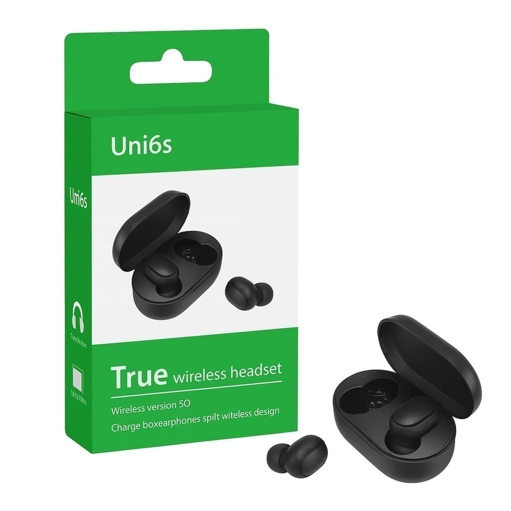 Auriculares in-ear inalámbricos Unistore UNI6s Calidad AAA (A6S PROPIO)
