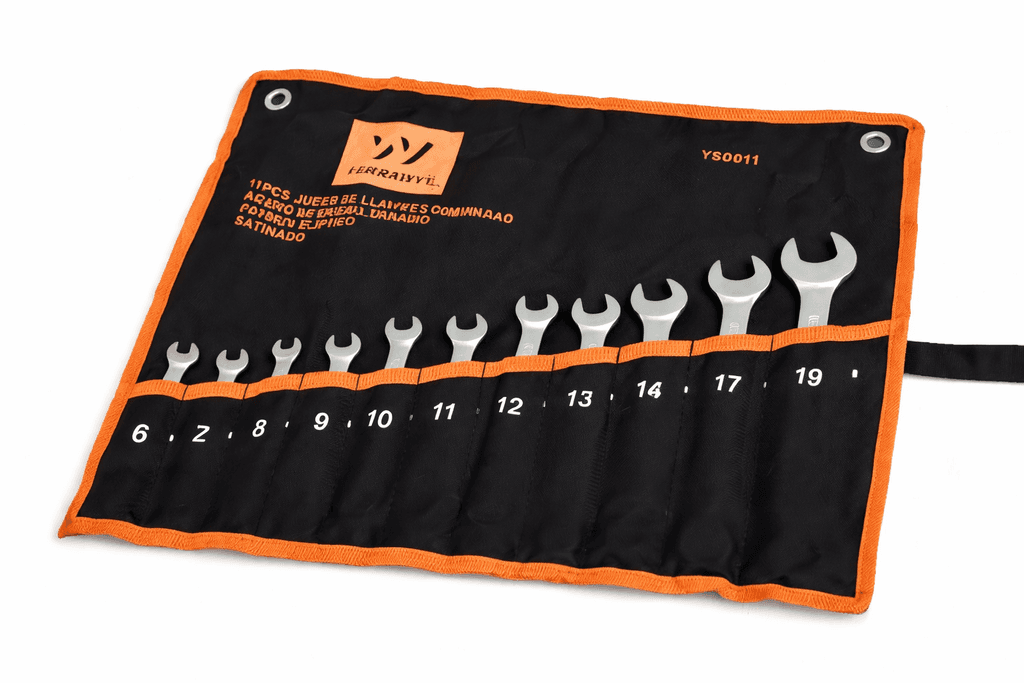 JUEGO DE LLAVES COMBINADAS 11 PIEZAS FERRAWYY