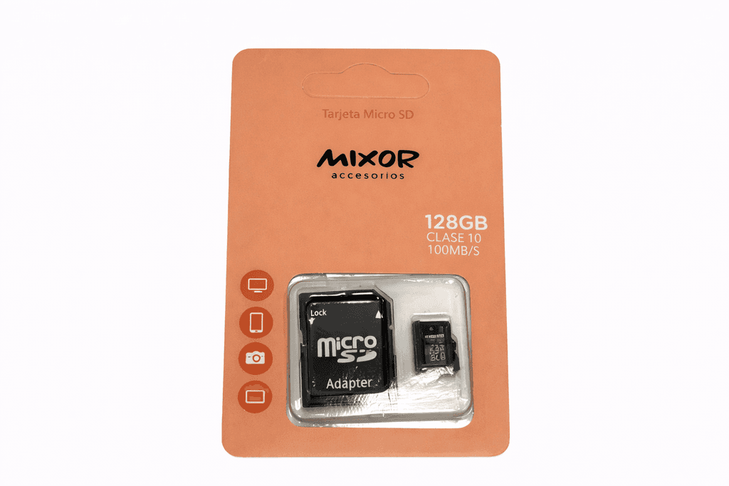MEMORIA MICRO SD + ADAPTADOR 128 GB