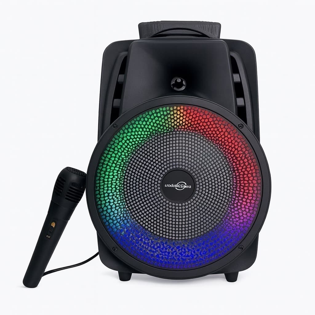 PARLANTE 8" GTS-2047 con MICROFONO