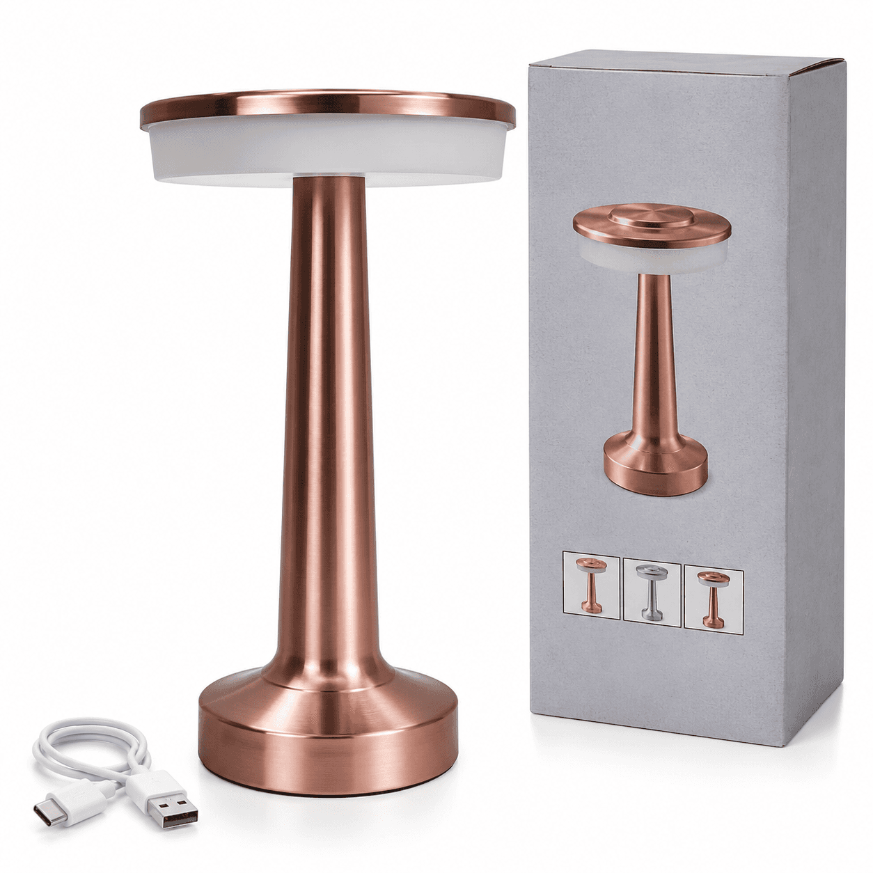 Lampara de Mesa con Carga USB