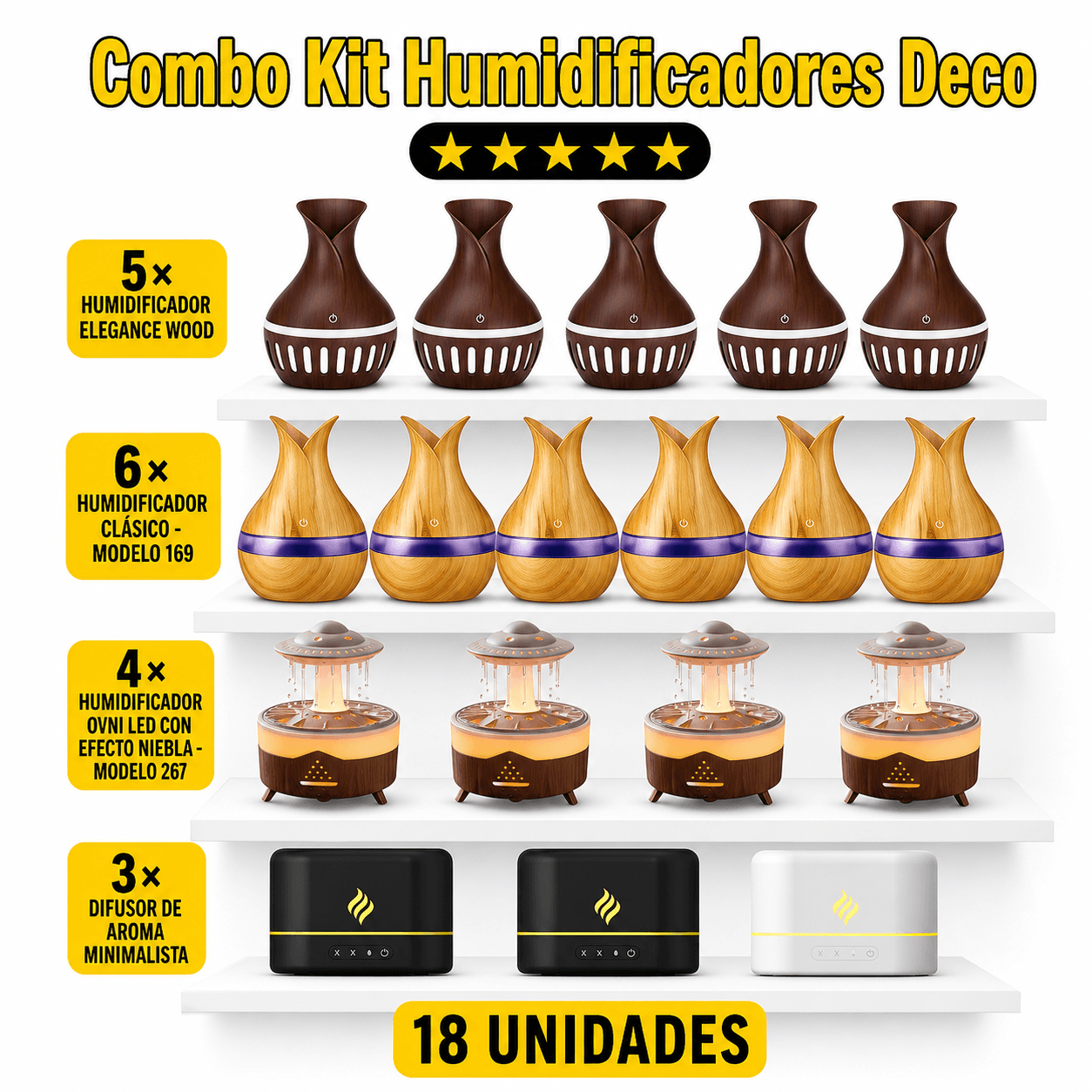 Kit Humidificadores Deco