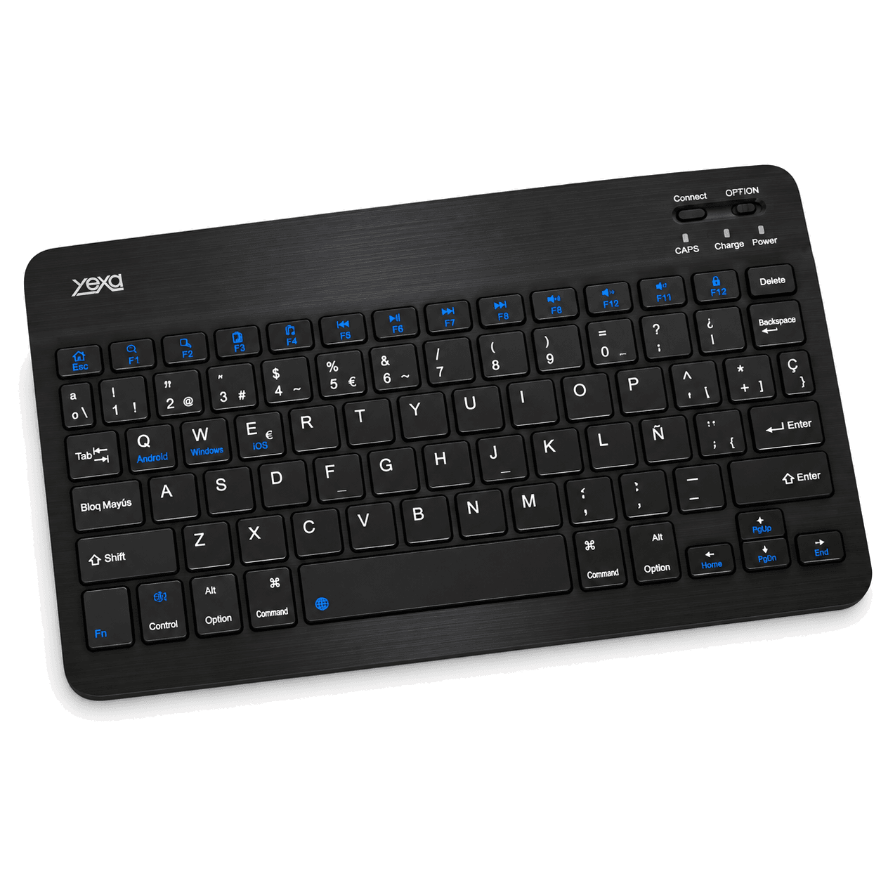 Teclado Bluetooth Ultrafino YEXA MODY-00DY Negro de 78 Teclas