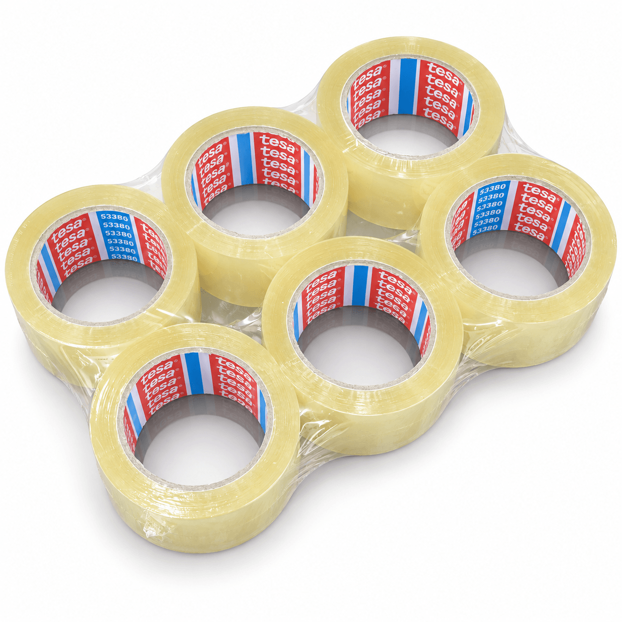 Cinta de Embalar tesa Transparente 48mm x 90m - Pack x6