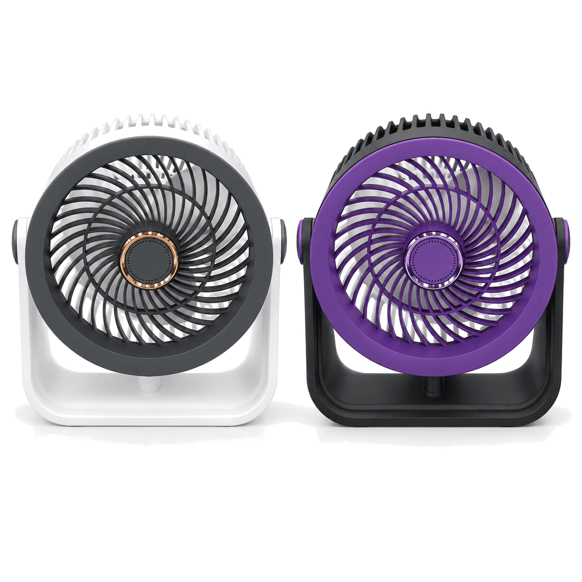 Ventilador USB Recargable JS-7071 / S35 con Luz – 2 Colores