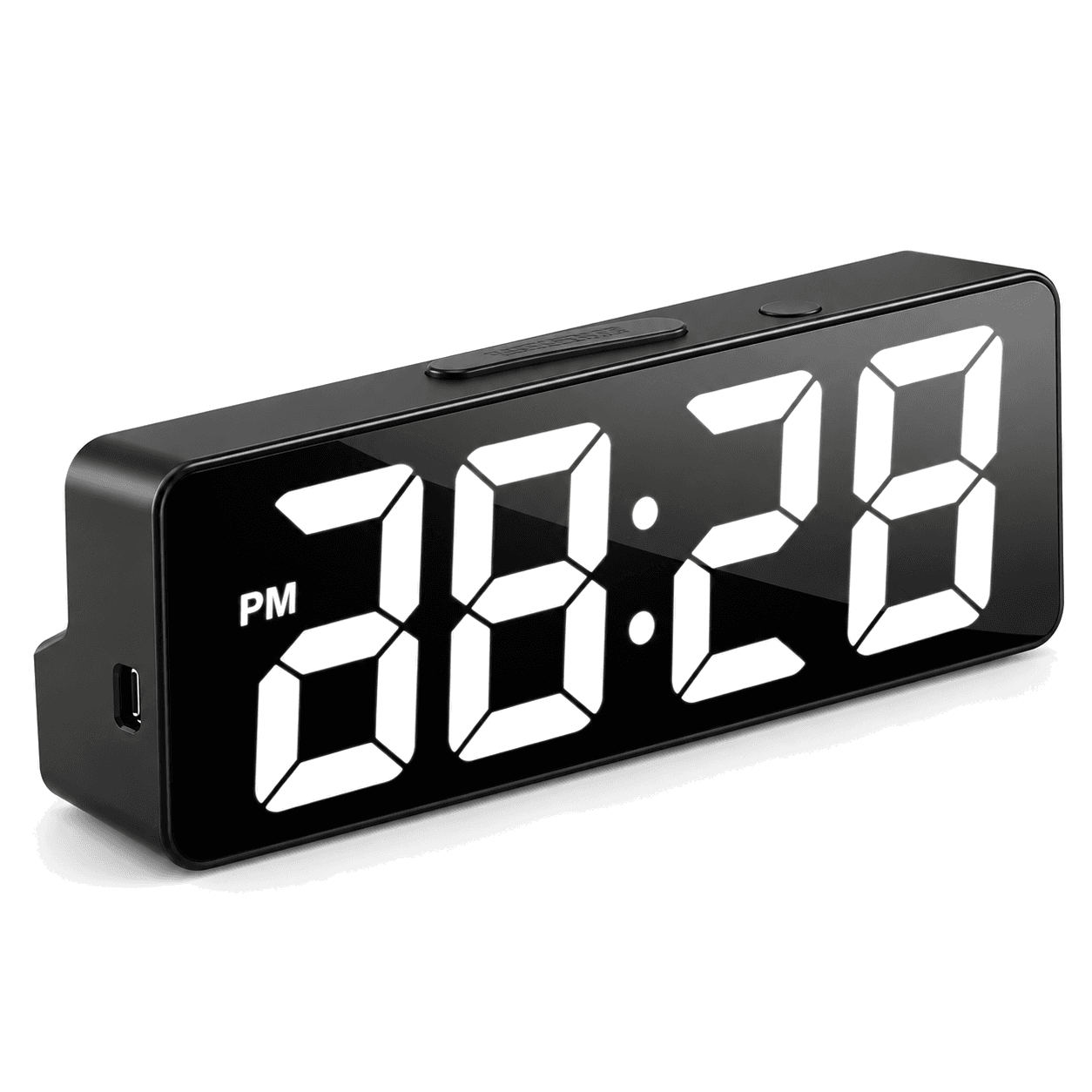 Reloj Digital Despertador MODV-000Q con LED Blanco