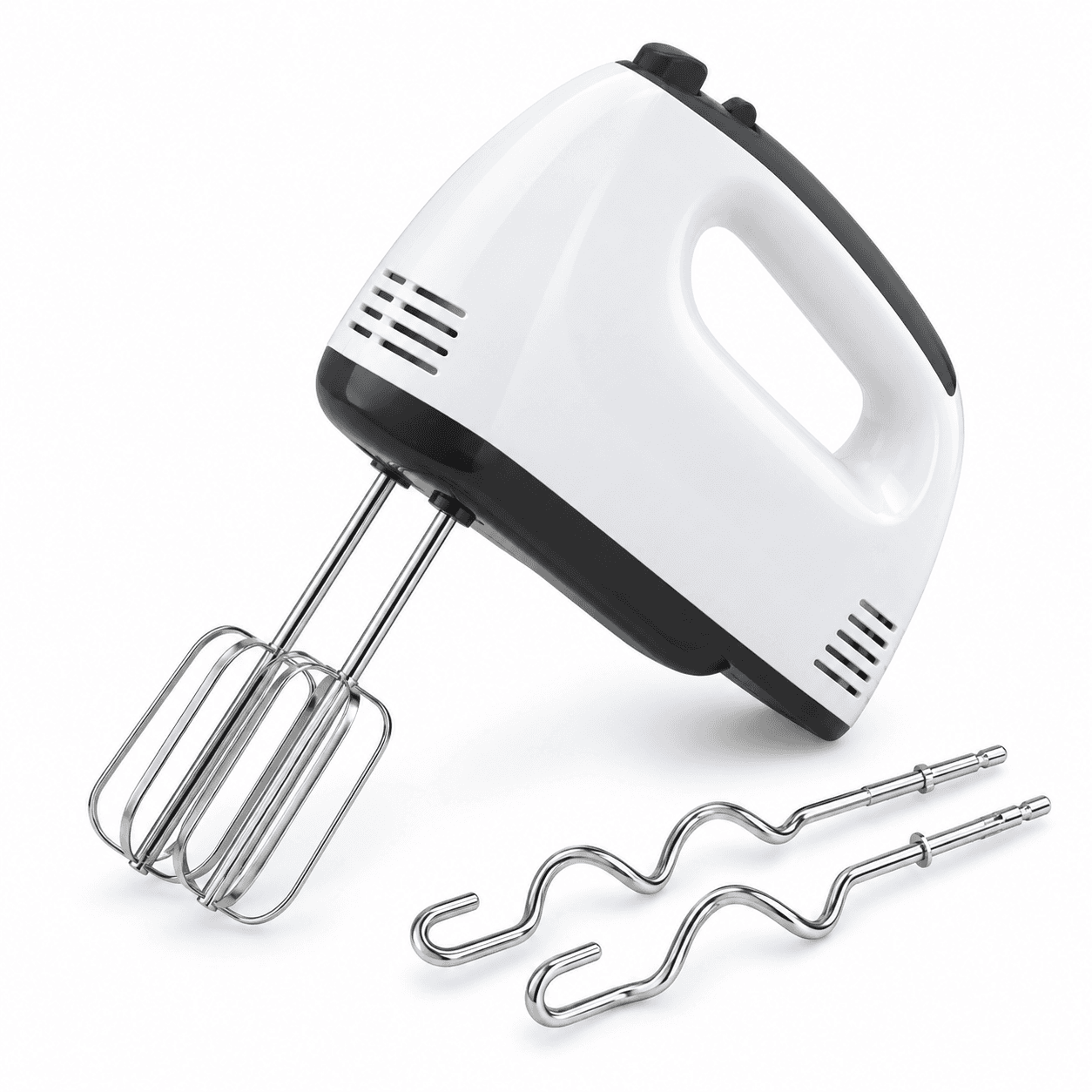 Batidora de Mano 260 W con 7 Velocidades Blanca