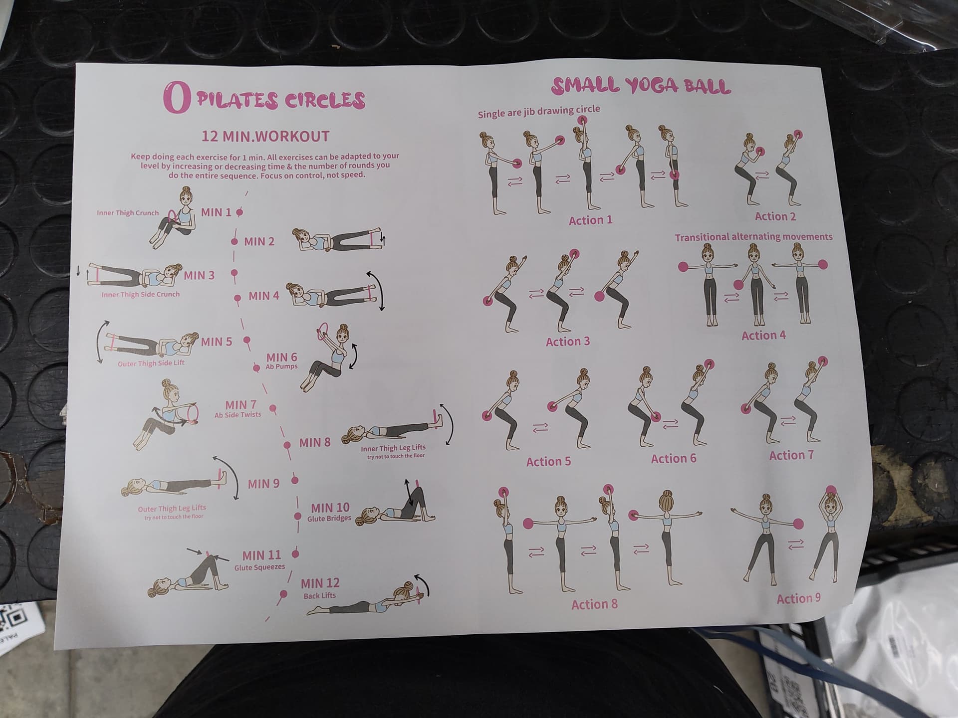 Set de Pilates Completo 11 Piezas