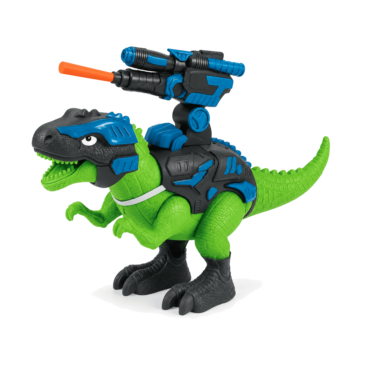 Dinosaurio T-Rex Verde con Luz y Sonido