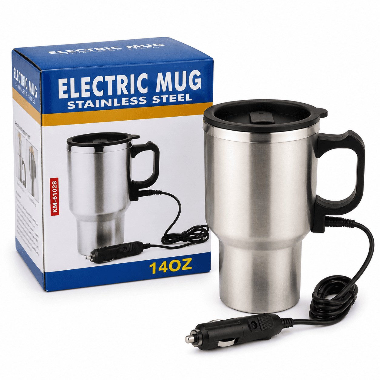 Vaso Térmico de Acero Inoxidable con Calentador