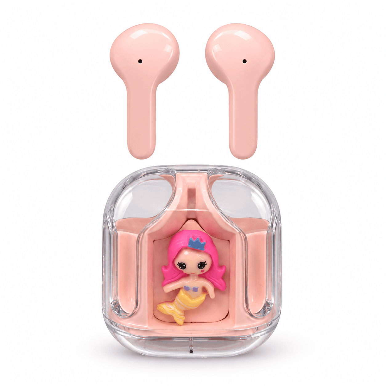 Auriculares Inalámbricos TWS TUK T-2 con Estuche Cápsula Rosa