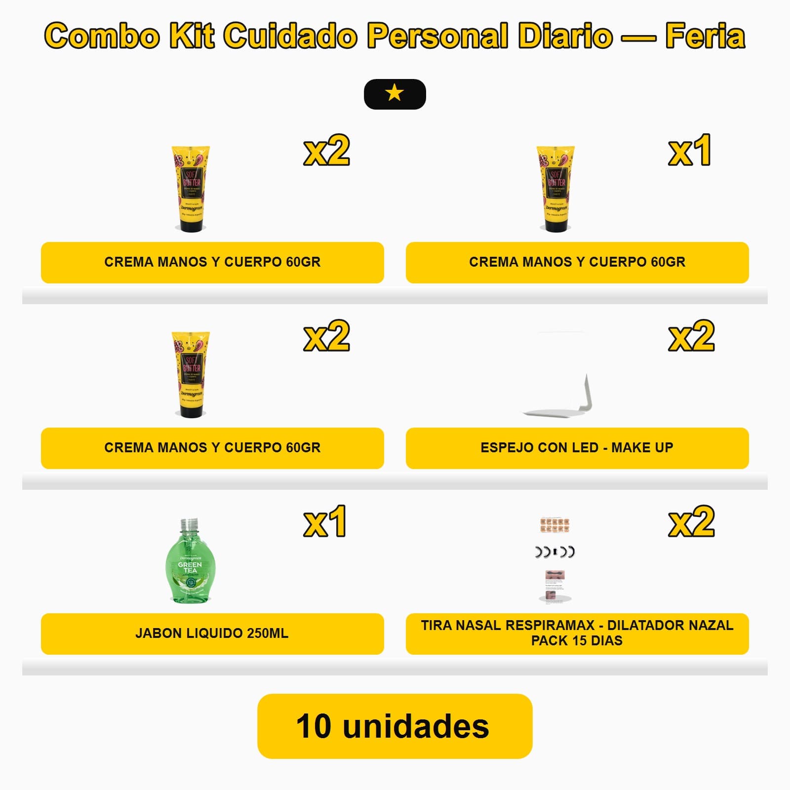 Kit Cuidado Personal Diario — Feria